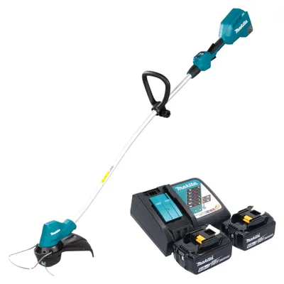 Obrázok produktu pre Makita DUR 189 RG2 Akumulátorový vyžínač 18 V 300 mm bez kefiek + 2x akumulátor 6,0 Ah + nabíjačka
