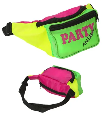 Produktbild von 80´s Disco Gürteltasche - Neon Bauchtasche für Mottoparty & Karneval
