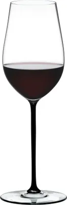 Produktbild von RIEDEL 4900/15B FATTO A MANO Riesling / Zinfandel Weinglas - Stiel SCHWARZ