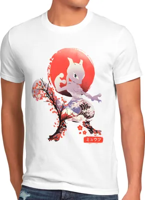 Produktbild von BaumwolleCloud Psychic Mewto Herren T-Shirt monster game online