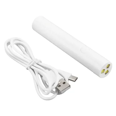 Obrázok produktu pre LED lampa na nechty vo forme pera, prenosná, na manikúru, fototerapiu, UV sušič na nechty, biela, na jeden prst