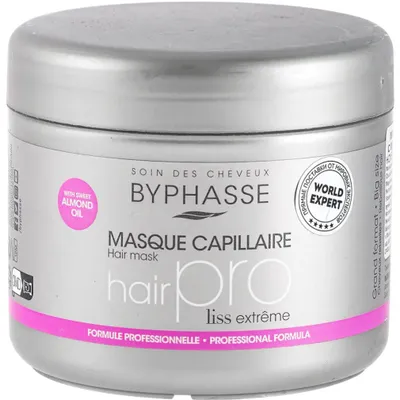 Immagine prodotto di Byphasse, Pro Liss, maschera in crema per il trattamento dei capelli, 500 ml
