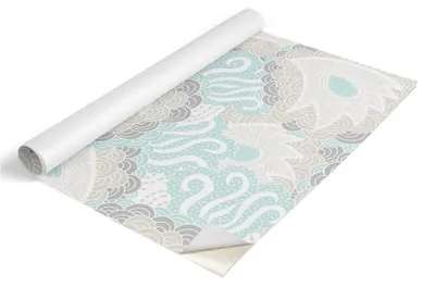 Obrázok produktu pre Fólia na nábytok Tulup – samolepiaca fólia na nábytok – samolepiaca fólia 75 x 150 cm – fólia na skriňu – fólia na nábytok – fólia do kuchyne – vodovzdorná – umývateľná – samolepiaca – bez vzduchových bublín – organické vzory