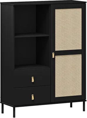 Produktbild von Highboard 100 cm breit in schwarz, WATFORD-69