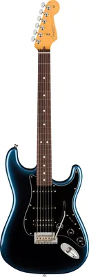 Zdjęcie produktu dla Fender American Professional II Stratocaster RW HSS Dark Night Gitara elektryczna