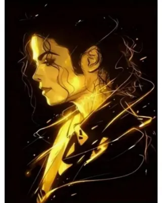 Produktbild von "Malen nach Zahlen: Porträt von Michael Jackson, Foto, 50x40 cm, auf Leinwand und bereits auf einem Rahmen."