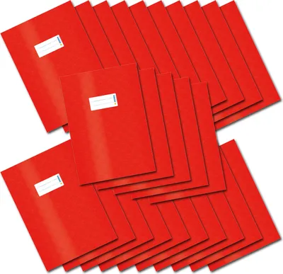 Produktbild von HERMA Heftschoner, DIN A4 gedeckt Rot 25 Stück