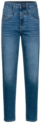 Produktbild von camel active Damen Mom Fit 5-Pocket Jeans Dunkelblau, womenswear-32/30
