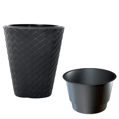 Obrázok produktu pre Kvetináč s vložkou DBMT300 antracitový