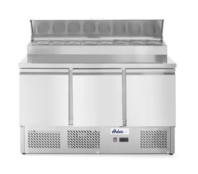 Produktbild von HENDI Kühltisch zweitürig Aufsatzkühlvitrine 380 L