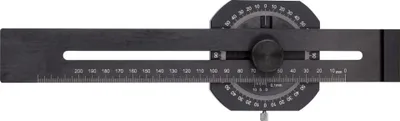 Produktbild von Fortis Präzisions-Streichmaß mit Gradmesser 250 mm