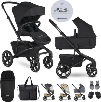 Obrázek produktu pro EASYWALKER Kočárek kombinovaný Jimmey Pepper Black XXL RWS