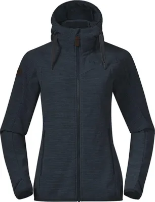 Produktbild von Hareid Fleece W Jacket Nohood granite blue (24412) M