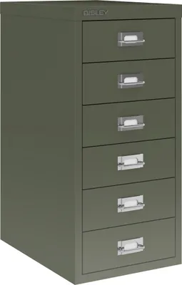 Produktbild von Bisley MultiDrawer Schubladenschrank - Farbe: Olivgrün