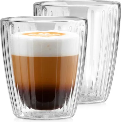 Obrázok produktu pre Dvojstenné poháre, 230 ml, sada 2 kusov na kávu a čaj
