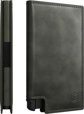 Produktbild von Ekster Brieftasche des Parlaments - Leder Brieftasche für 12 Karten - RFID Sperrung - Brieftasche Kartenhalter - Wacholdergrün