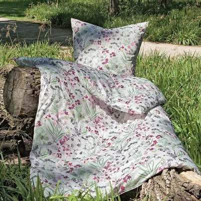 Produktbild von Janine Mako-Satin Bettwäsche moments 98078 ibisrose flieder 155x220 cm + 80x80 cm