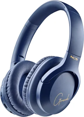 Obrázek produktu pro Ngs Artica Greed Bluetooth sluchátka přes uši modrá s kabelem/bezdrátovým mikrofonem 40h