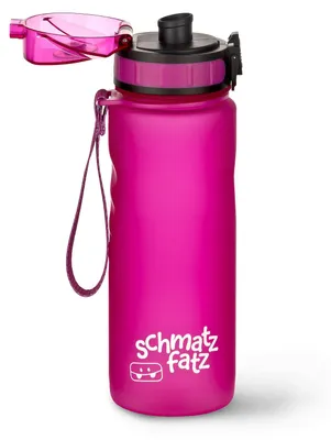 Produktbild von Klarstein Trinkflasche 0,5L, Sport Trinkflasche zum Wandern, Schule & Fitnessstudio, Geschmacksneutrale Wasserflasche Auslaufsicher, Trinkflasche mit Fruchteinsatz, Trinkflasche BPA-Frei, Violett