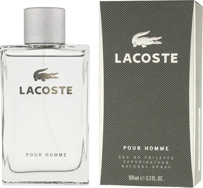 Produktbild von Lacoste Pour Homme, Männer, 100 ml, Nicht nachfüllbare Flasche, Apfel, Pflaume, Italian Bergamot, Plum, Apple, Kardamom, Zimt, Wacholderbeeren, Pfeffer