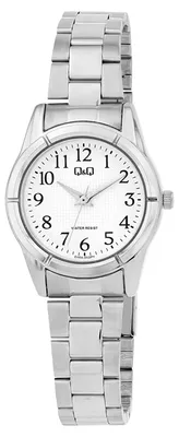 Image de Montre pour femme, en acier inoxydable, couleur argentée, étanche jusqu'à 3 ATM