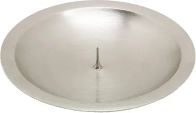 Produktbild von Kerzenteller Ø10cm Silbern Dorn Kerzenständer Kerzenhalter Kommunion Taufe 2816