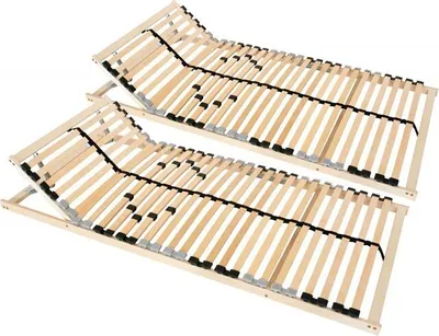 Produktbild von Coemo 2 x Lattenrost ERGO 90x200 cm 7-Zonen Kopfteil verstellbar zur Selbstmontage
