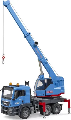 Produktbild von BRUDER MAN TGS Kran-LKW, Kranwagen, 4 Jahr(e), ABS Synthetik, Blau