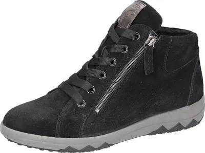 Produktbild von Waldläufer 961801 200 001 Damen Schnür- Bootie Teresa Schwarz, Schwarz, Gr. 9