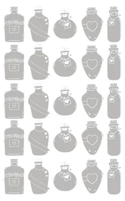Produktbild von 20 Stück DIY Handgefertigte transparente Lesezeichen aus Trockenblumen, durchsichtige Aufkleber in Form von Gläsern und Flaschen für gepresste Blumen, Seitenclips, Lesezeichen B