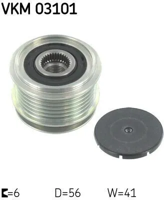 Produktbild von SKF Generatorfreilauf Riemenscheibe Lichtmaschine für VW Golf IV Schrägheck (1J1) Ø61mm