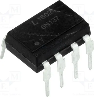 Produktbild von 1x Optokoppler DIP8 6N137-L Optokoppler - Digitalausgang 5kV  Kanäle: 1 THT