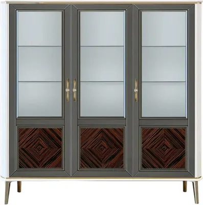 Produktbild von Vitrine Möbel Glas Schrank Vitrine Klassische Wohnzimmer Glasschrank Modern Neu