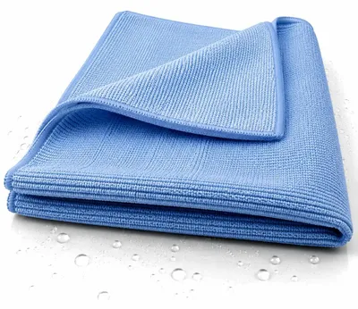Produktbild von BADfabrik24Mikrofaser Hochleistungstuch Platin 40x40 cm blau, KI-generiertes Bild