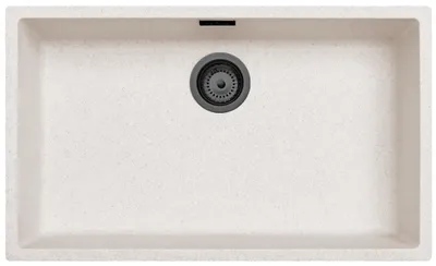 Obrázek produktu pro Dřez do kuchyně 70x40 cm, barva: béžová, montáž: podlinkový a nástavný, řada: Pure.Sink
