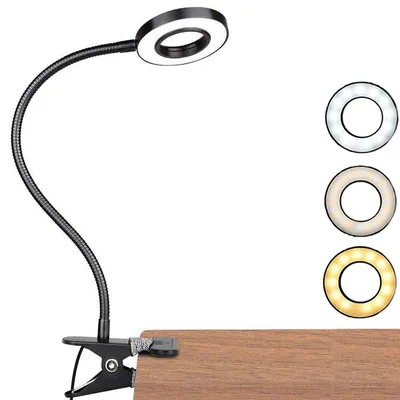 Obrázek produktu pro Stmívatelná LED lampa na čtení s klipem – ochrana zraku a 10 úrovní jasu