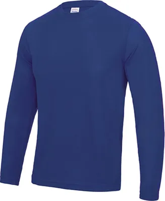 Produktbild von Just Cool JC002 | Herren Long Sleeve Cool Trainings longsleeve T-Shirt - Farbe: Royal Blue - Größe: M