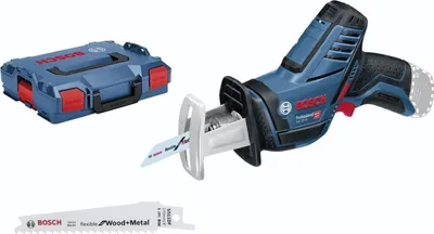 Produktbild von Bosch GSA 10,8 V-LI Professional Profi-Akku-Tiger-/ Säbelsäge, 65 mm Schnitttiefe, 2 Gänge