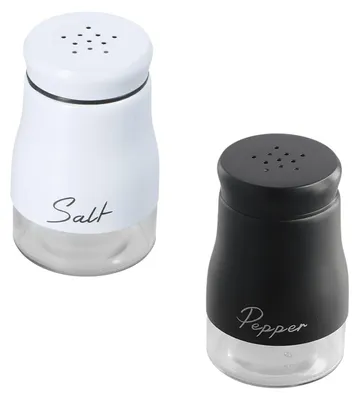 Salz- Pfefferstreuer Edelstahl 2er-Set 120 ml nachfüllbar