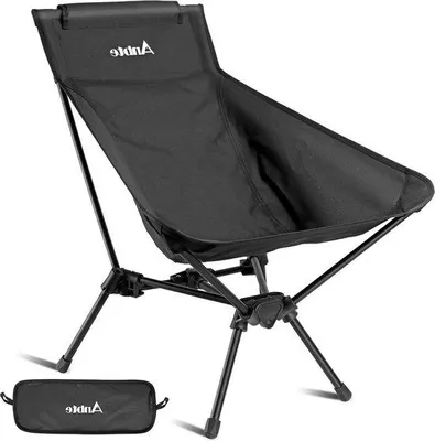 Produktbild von Famanu Campingstuhl stabil und ultraleicht - 350 kg Tragfähigkeit - mit Tragetasche