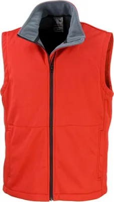 Produktbild von Result Core R214X | Damen Soft Shell Bodywarmer/Weste - Farbe: Red - Größe: L