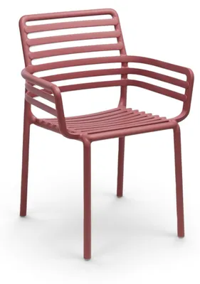 Produktbild von Stapelbarer Gartenstuhl Doga | Kunststoff | Marsala | 2er Set