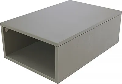 Produktbild von Aufbewahrungswürfel Holz 75x50 cm - Grau