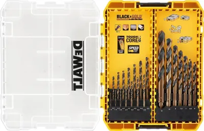 Produktbild von DeWalt DT70755-QZ HSS-G Metallbohrer-Set 21-tlg.