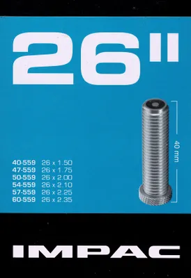 Produktbild von Impac 26 Zoll AV Schlauch Auto Schrader Ventil 40 - 60 559