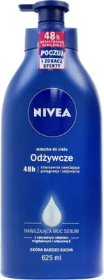 Productafbeelding van NIVEA Hydrating Power Serum, hydraterende verzorgingsmelk met pomp, 625 ml