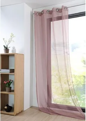 Produktbild von Stoff Voilage 135x260cm blush - Stoff