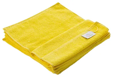 Image de ARTG - Serviette pour le visage, couleur unie LT3758 (taille unique) (jaune vif)