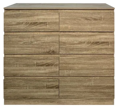 Produktbild von Kommode 8 grifflose Schubladen Thekla Sonoma