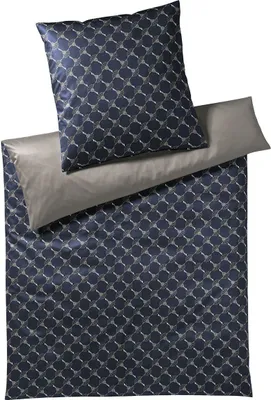 Produktbild von JOOP! Mako-Satin Bettwäsche-Garnitur Cornflower Double Farbe midnight glow Größe 135x200+40x80